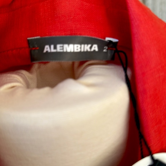 NWT Alembika linen dress size 2/US10 - Picture 12 of 12